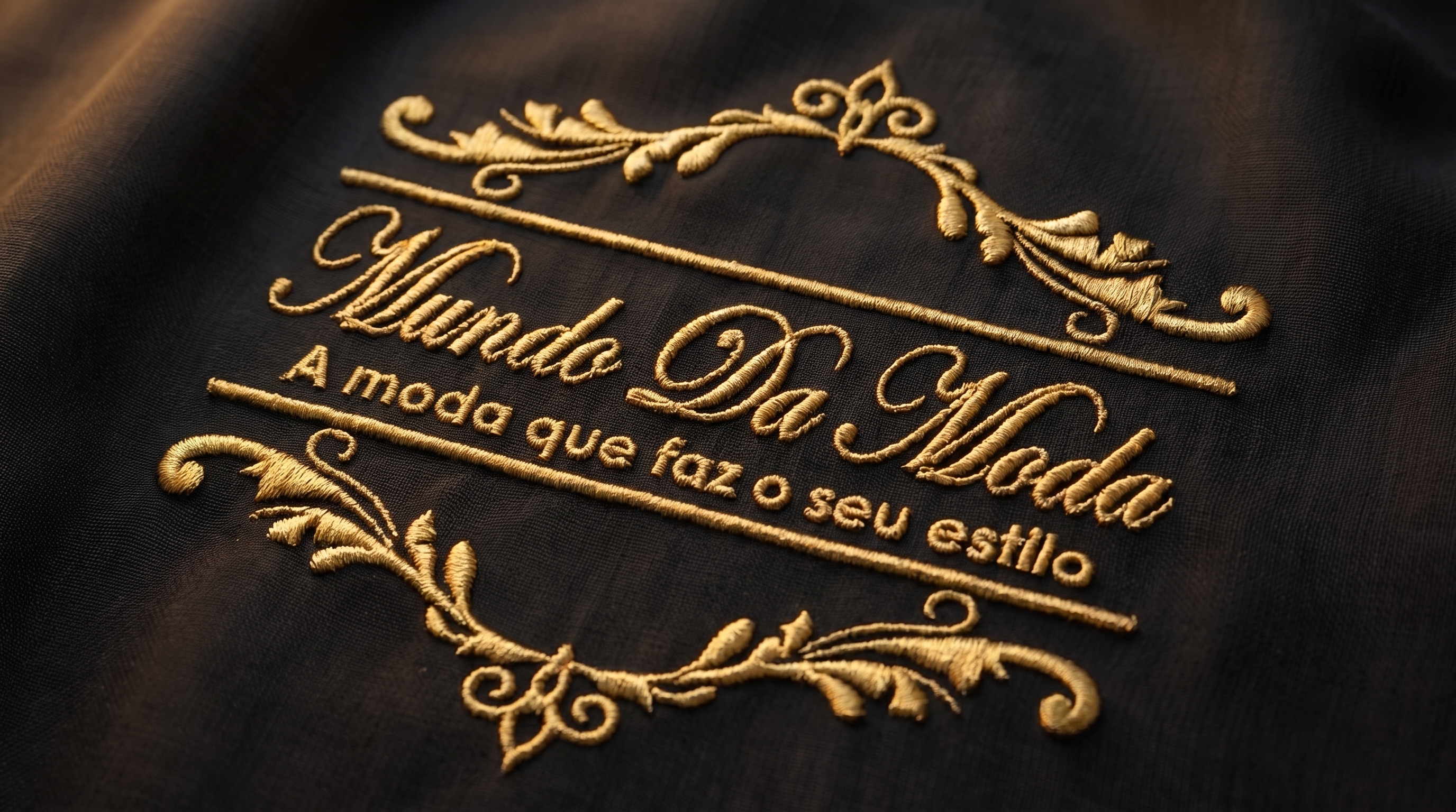 Mundo da Moda — Selo bordado